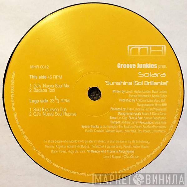 Groove Junkies, Solara - Sunshine (Sol Brillante)
