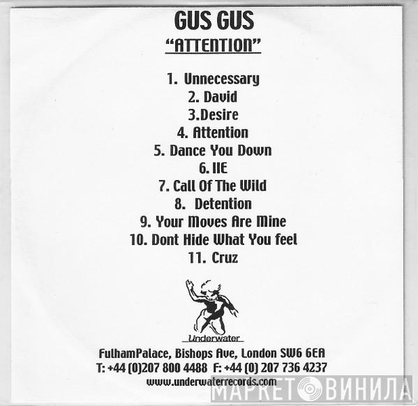  Gusgus  - Attention