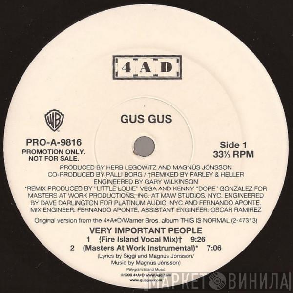  Gusgus  - Very Important People