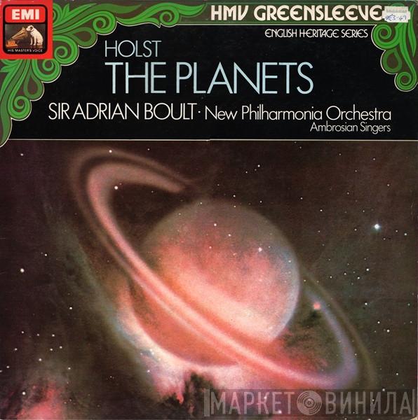 , Gustav Holst · Sir Adrian Boult , New Philharmonia Orchestra  The Ambrosian Singers  - The Planets