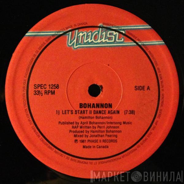  Hamilton Bohannon  - Let's Start II Dance Again