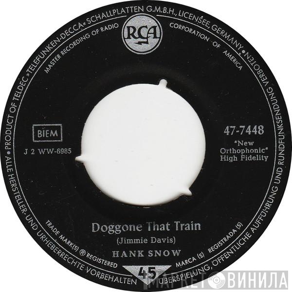  Hank Snow  - Doggone That Train / Father Time And Mother Love