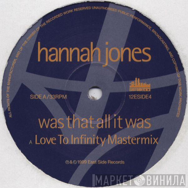  Hannah Jones  - Was That All It Was
