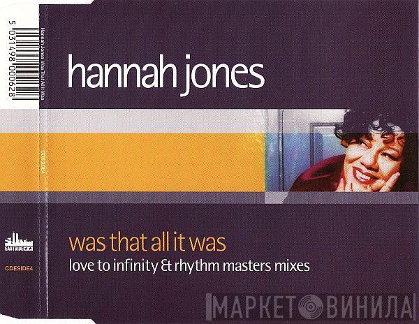 Hannah Jones - Was That All It Was