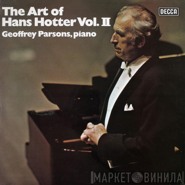 , Hans Hotter  Geoffrey Parsons   - The Art Of Hans Hotter Vol. II