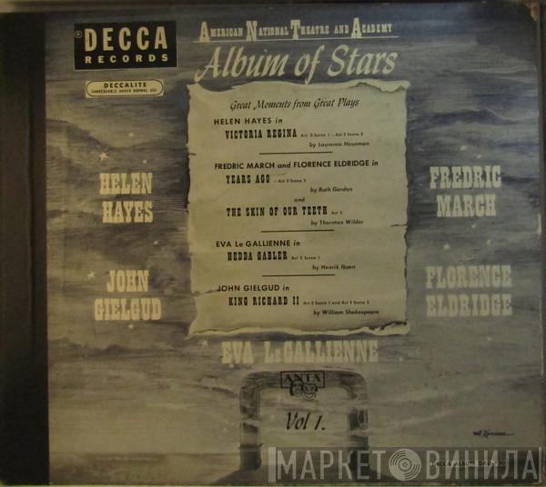 , Helen Hayes , John Gielgud , Fredric March , Florence Eldridge  Eva Le Gallienne  - Album Of The Stars Vol. 1