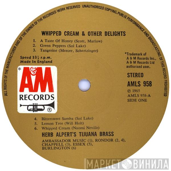 Herb Alpert & The Tijuana Brass - Whipped Cream & Other Delights