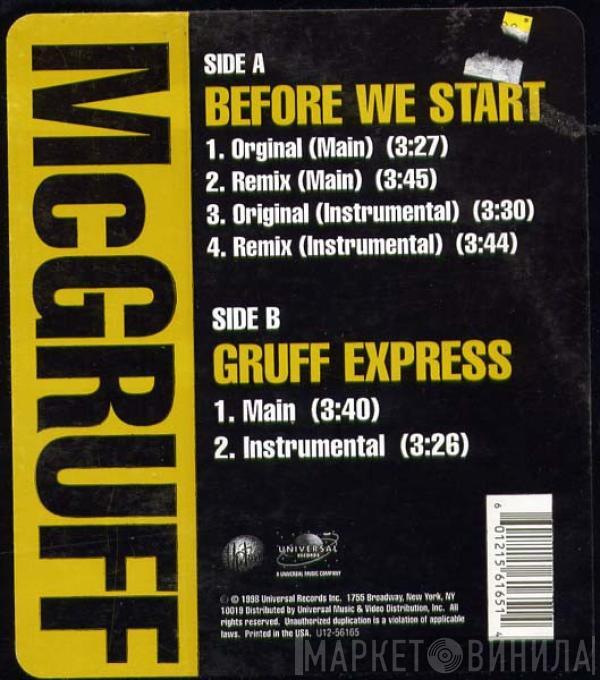 Herb McGruff - Before We Start