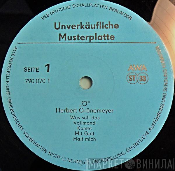  Herbert Grönemeyer  - Ö