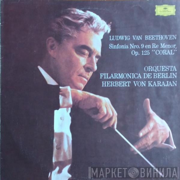 , Herbert von Karajan , Berliner Philharmoniker  Ludwig van Beethoven  - Sinfonia Nro. 9 en Re Menor Op. 125 "Coral"