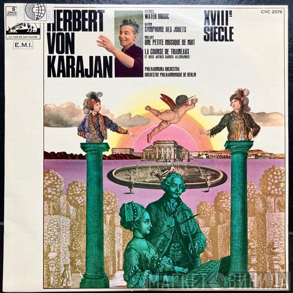 , Herbert von Karajan , Berliner Philharmoniker , Wolfgang Amadeus Mozart , Georg Friedrich Händel  Joseph Haydn  - XVIIIe Siècle