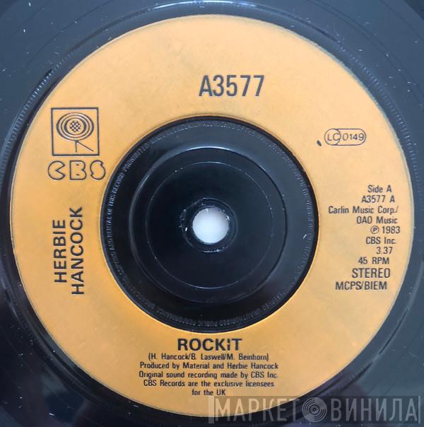  Herbie Hancock  - Rockit b/w Rough