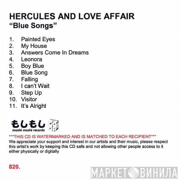 Hercules & Love Affair - Blue Songs