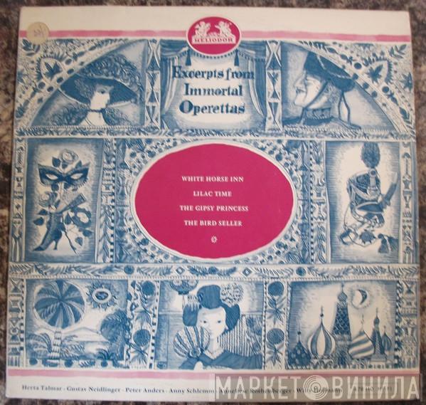 Herta Talmar, Gustav Neidlinger, Peter Anders , Anny Schlemm, Anneliese Rothenberger, Willy Hofmann - White Horse Inn / Lilac Time / The Gypsy Princess / The Bird Seller