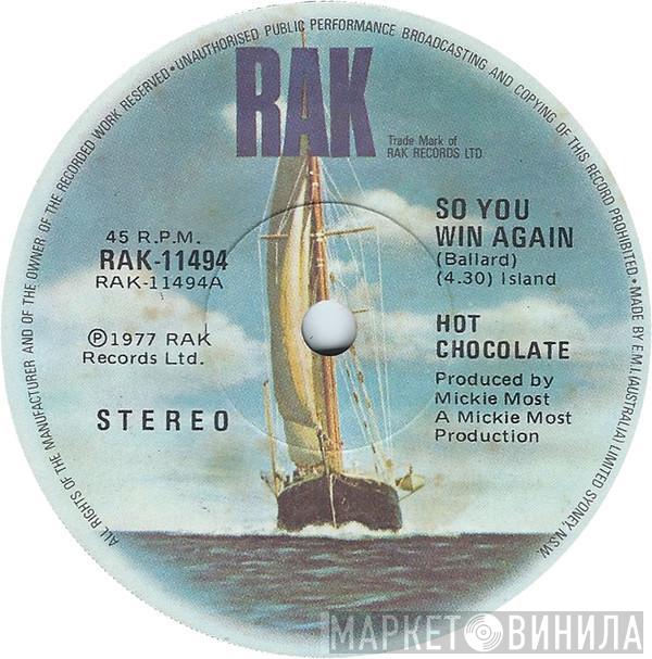  Hot Chocolate  - So You Win Again