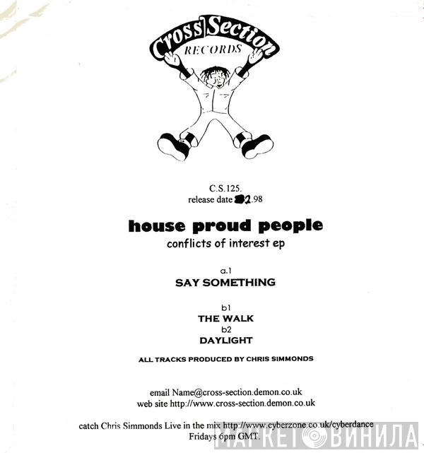 House Proud People - Conflicts Of Interest EP