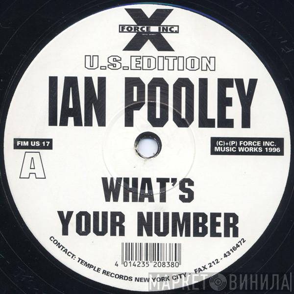  Ian Pooley  - What's Your Number / Welcome To The Tunnel