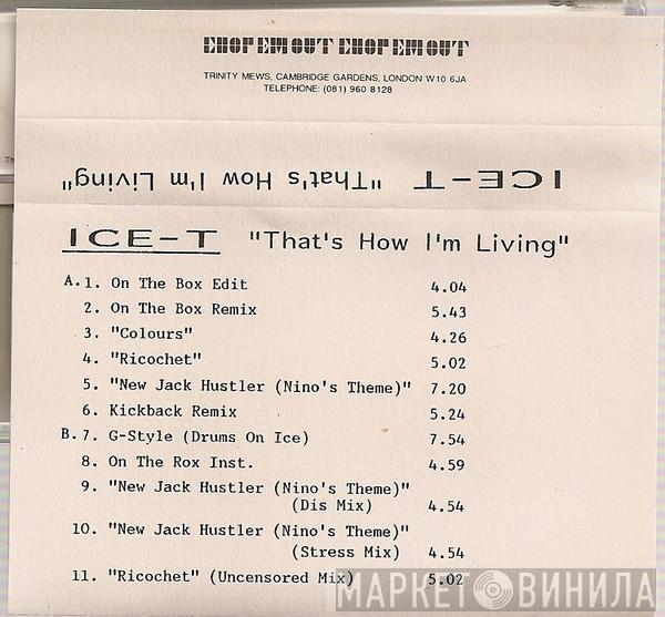 Ice-T - That's How I'm Livin'