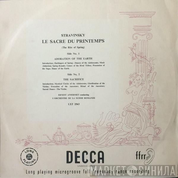 Igor Stravinsky, Ernest Ansermet, L'Orchestre De La Suisse Romande - Le Sacre Du Printemps