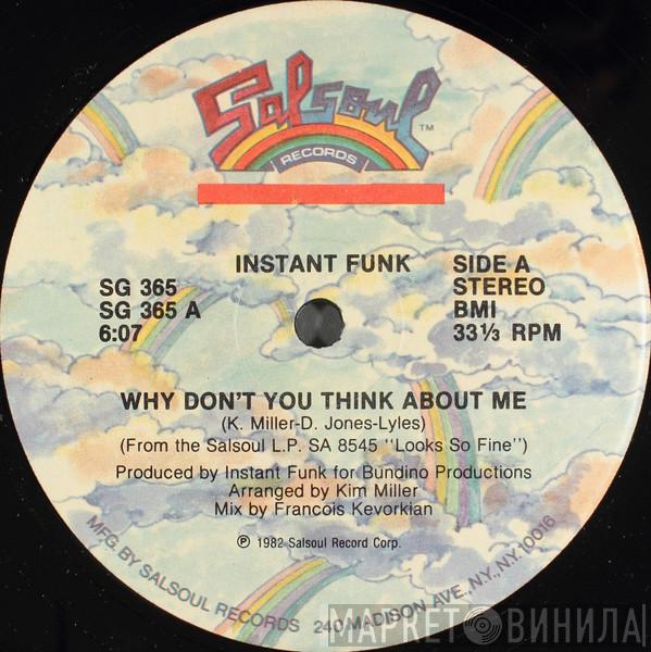 Instant Funk  - Why Don't You Think About Me / Slam Dunk The Funk
