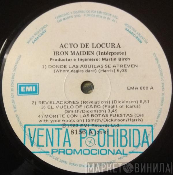  Iron Maiden  - Acto De Locura