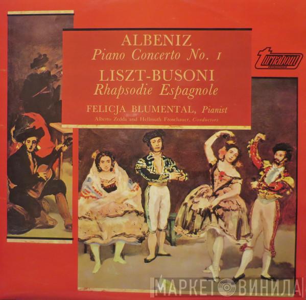 Isaac Albéniz, Franz Liszt, Ferruccio Busoni, Felicja Blumental - Piano Concerto No. 1 / Rhapsodie Espagnole