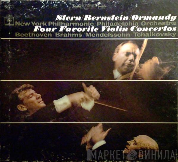 Isaac Stern, Leonard Bernstein, Eugene Ormandy, The New York Philharmonic Orchestra, The Philadelphia Orchestra - Four Favorite Violin Concertos