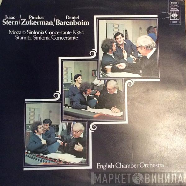 Isaac Stern Pinchas Zukerman Daniel Barenboim Wolfgang Amadeus Mozart Carl Stamitz English Chamber Orchestra  - Sinfonia Concertante K364 / Sinfonia Concertante