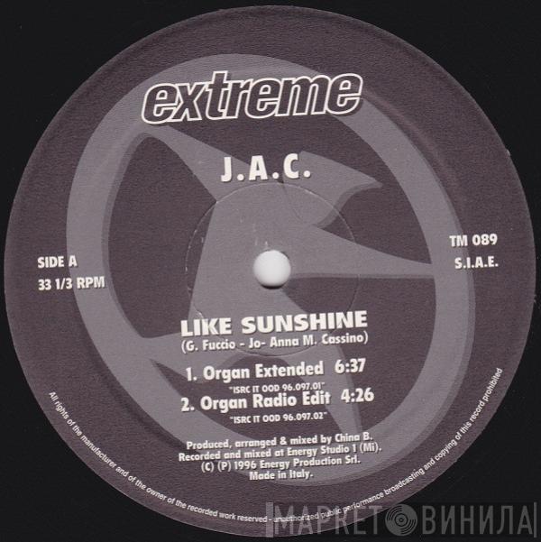 J.A.C.  - Like Sunshine