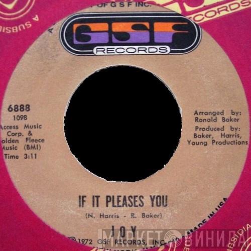 JOY  - If It Pleases You / Thank You