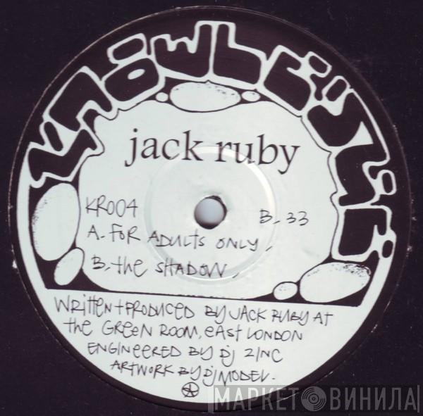  Jack Ruby  - For Adults Only / The Shadow