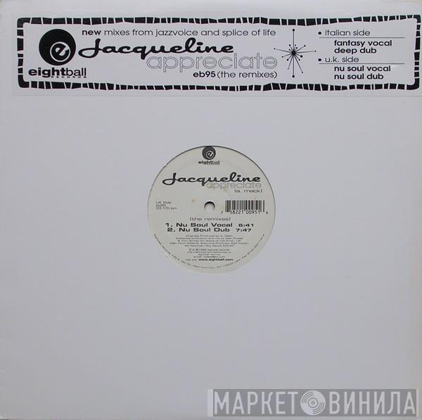 Jacqueline - Appreciate (The Remixes)