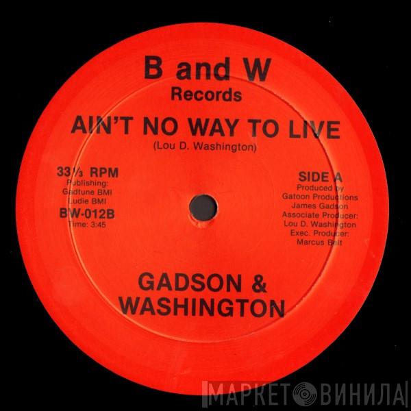 James Gadson, Lou Washington - Ain't No Way To Live / Indian Village