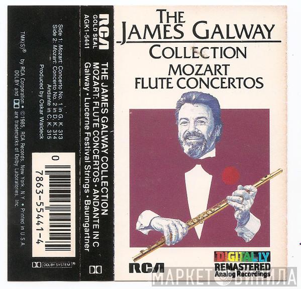 , James Galway , Wolfgang Amadeus Mozart Conducting The Rudolf Baumgartner  Festival Strings Lucerne  - The James Galway Collection: Mozart Flute Concertos