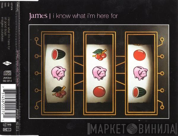  James  - I Know What I'm Here For