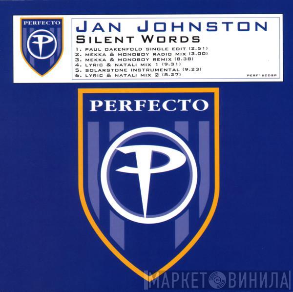  Jan Johnston  - Silent Words