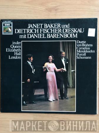 , Janet Baker , Dietrich Fischer-Dieskau  Daniel Barenboim  - in der Queen Elizabeth Hall