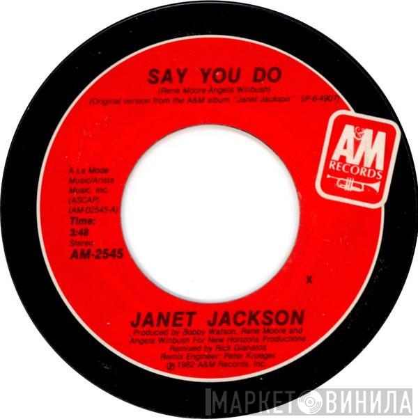  Janet Jackson  - Say You Do / You'll Never Find (A Love Like Mine)