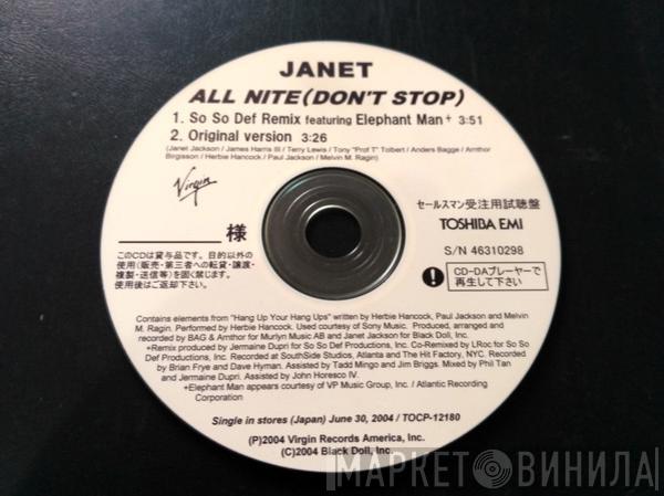  Janet Jackson  - All Nite (Don't Stop)