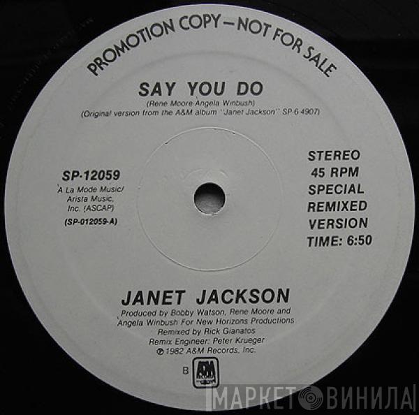  Janet Jackson  - Say You Do