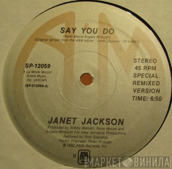  Janet Jackson  - Say You Do