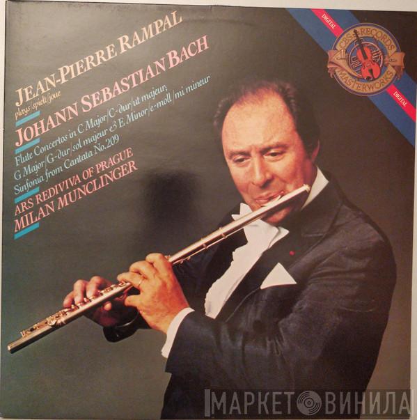 Jean-Pierre Rampal, Ars Rediviva Ensemble, Milan Munclinger, Johann Sebastian Bach - Flute Concertos In C Major; G Major & E Minor / Sinfonia From Cantata No. 209