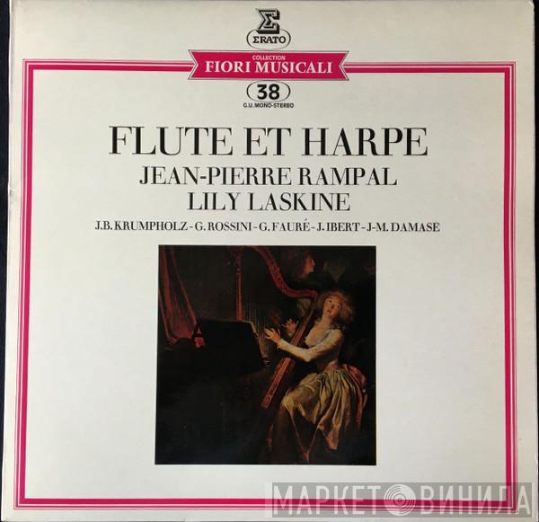 , Jean-Pierre Rampal , Lily Laskine , Johann Baptist Krumpholtz , Gioacchino Rossini , Gabriel Fauré , Jacques Ibert  Jean-Michel Damase  - Flute Et Harpe