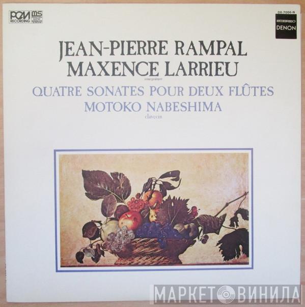 , Jean-Pierre Rampal , Maxence Larrieu  Motoko Nabeshima  - Quatre Sonates Pour Deux Flûtes