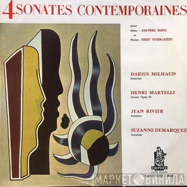 , Jean-Pierre Rampal  Robert Veyron-Lacroix  - 4 Sonates Contemporaines