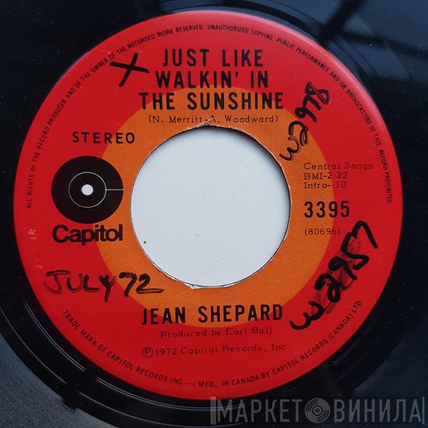 Jean Shepard  - Just Like Walkin' In The Sunshine / Candlelighted World
