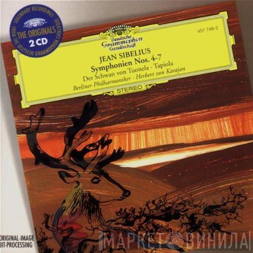 Jean Sibelius, Berliner Philharmoniker, Herbert von Karajan - Symphonien Nos. 4-7 / Der Schwan Von Tuonela · Tapiola