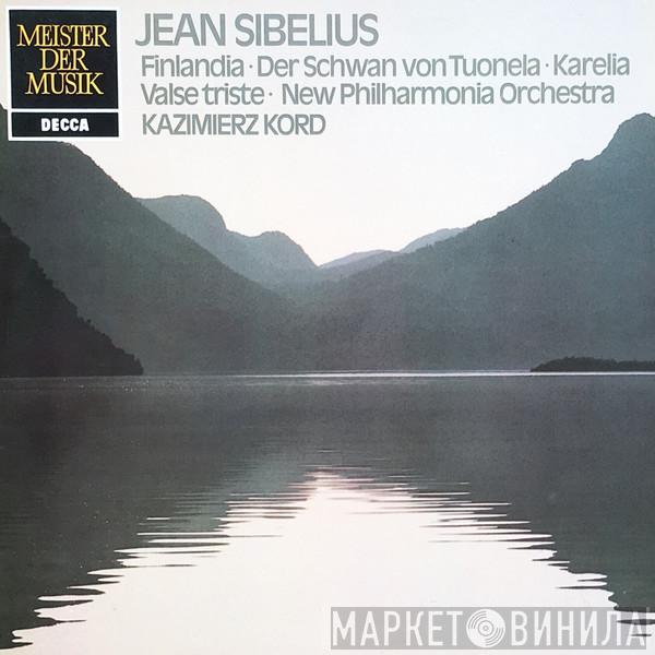 , Jean Sibelius Conducting The Kazimierz Kord  New Philharmonia Orchestra  - Jean Sibelius - Finlandia -Der Schwan von Tuonela - Karelia - Valse triste