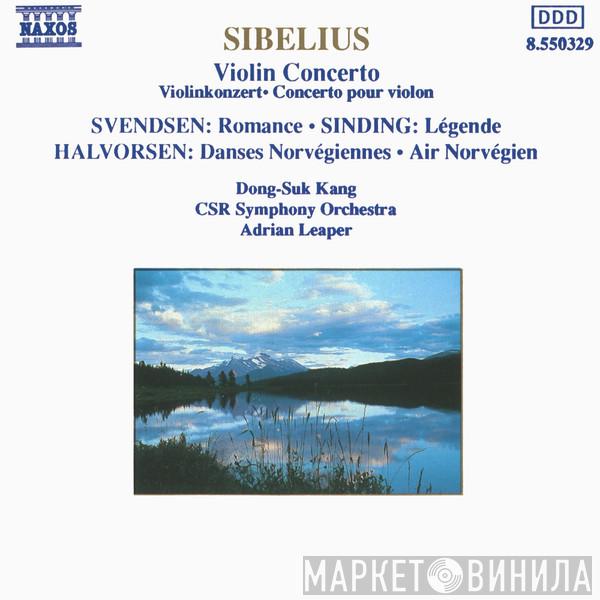 , Jean Sibelius , Johan Svendsen , Christian Sinding , Johan Halvorsen , Dong-Suk Kang , Slovak Radio Symphony Orchestra  Adrian Leaper  - Violin Concerto