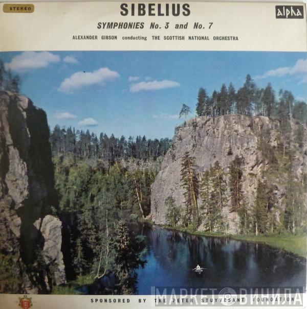 , Jean Sibelius , Royal Scottish National Orchestra  Alexander Gibson  - Symphonies No. 3 And No. 7